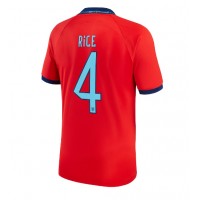 Camisa de time de futebol Inglaterra Declan Rice #4 Replicas 2º Equipamento Mundo 2022 Manga Curta